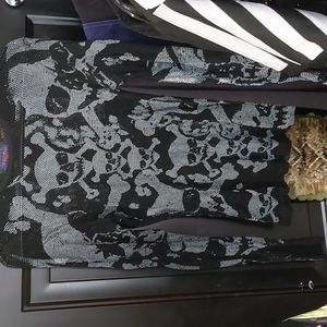 Vintage tripp goth fishnet shirt